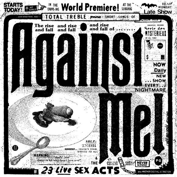 AGAINST ME - 23 LIVE SEX ACTS - 3LP COLOURED 180 GRAM VINYL - New Vinyl