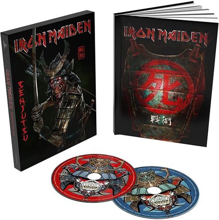 IRON MAIDEN - SENJUTSU 2CD DELUXE BOOK FORMAT - NEW CD
