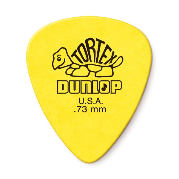 TORTEX - 0.73MM YELLOW 418P.73 - ACC- GUITAR PICKS 12PK