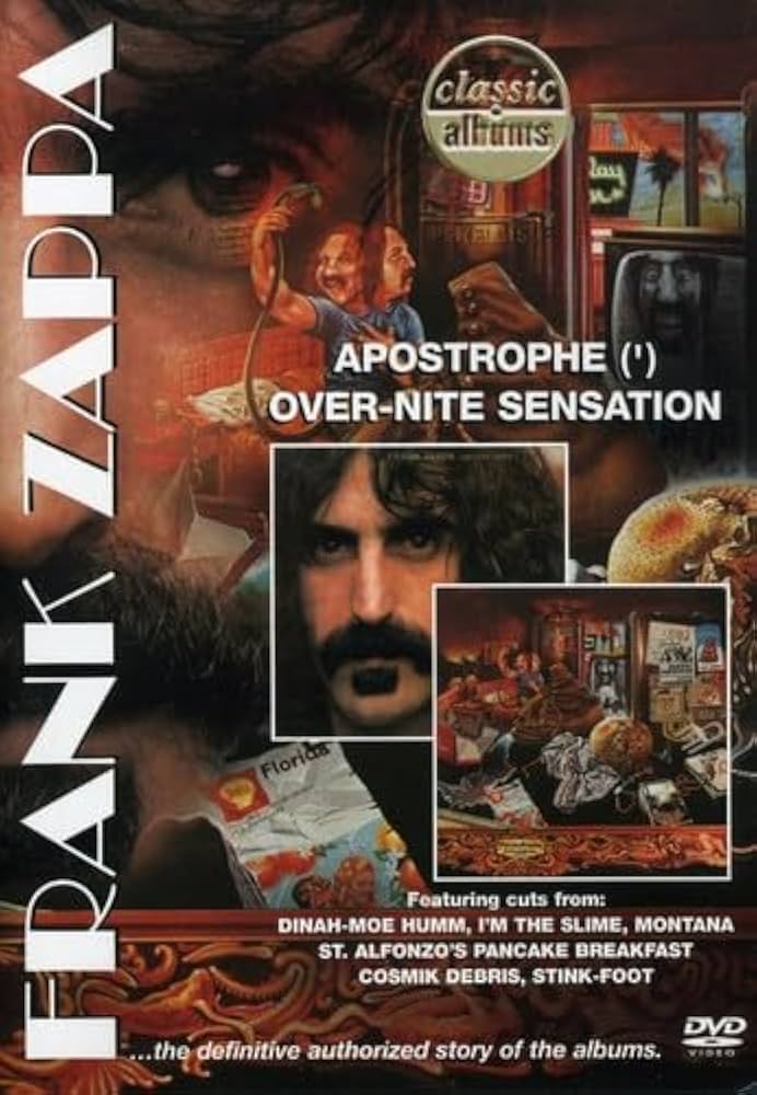 FRANK ZAPPA - CLASSIC ALBUMS; APOSTROPHE (') OVER-NITE SENSATION - USED MUSIC DVD