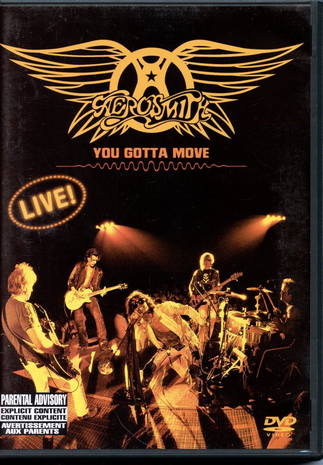 AEROSMITH - YOU GOTTA MOVE - USED MUSIC DVD