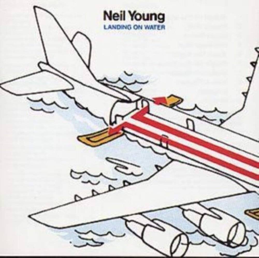 NEIL YOUNG- LANDING ON WATER- USED CD