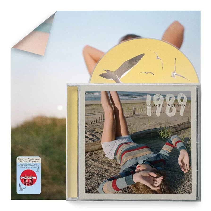 TAYLOR SWIFT - 1989 (TAYLOR'S VERSION) SUNRISE BOULEVARD DELUXE CD YELLOW EDITION - NEW CD