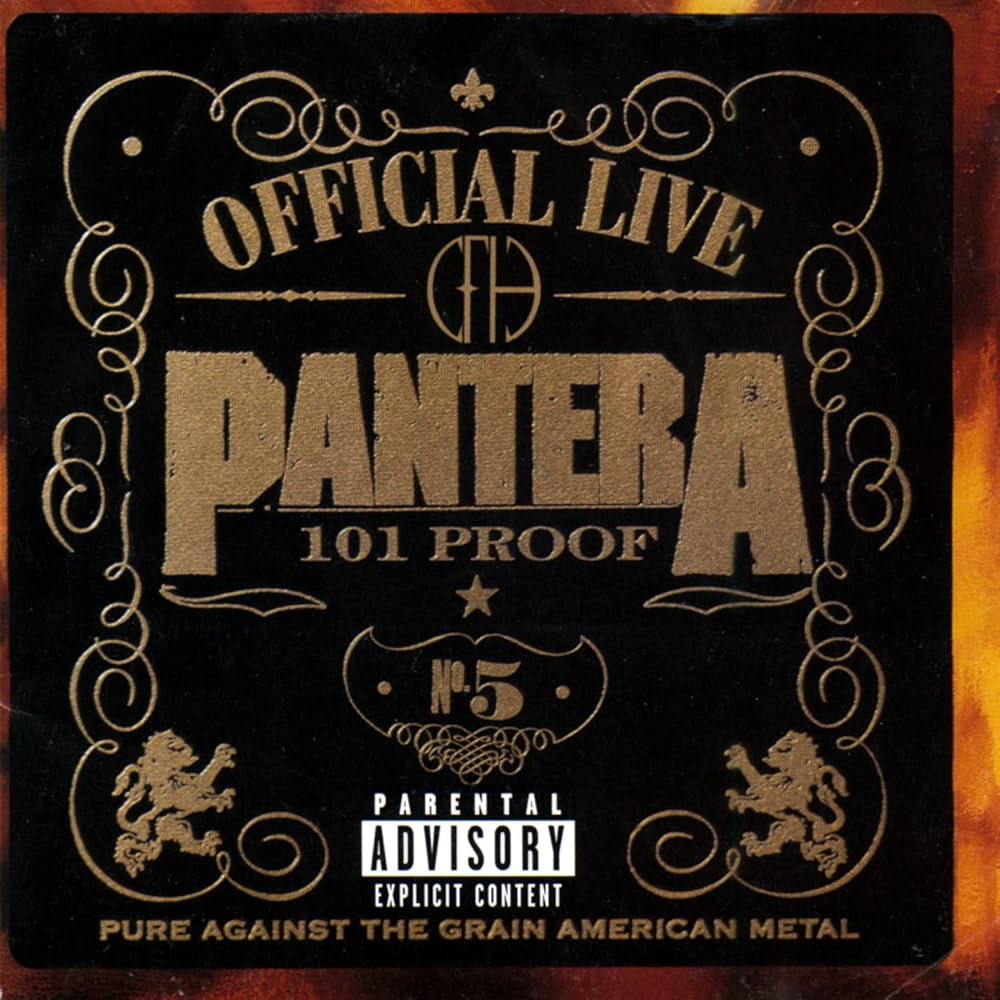 PANTERA- OFFICIAL LIVE:101 PROOF- USED CD
