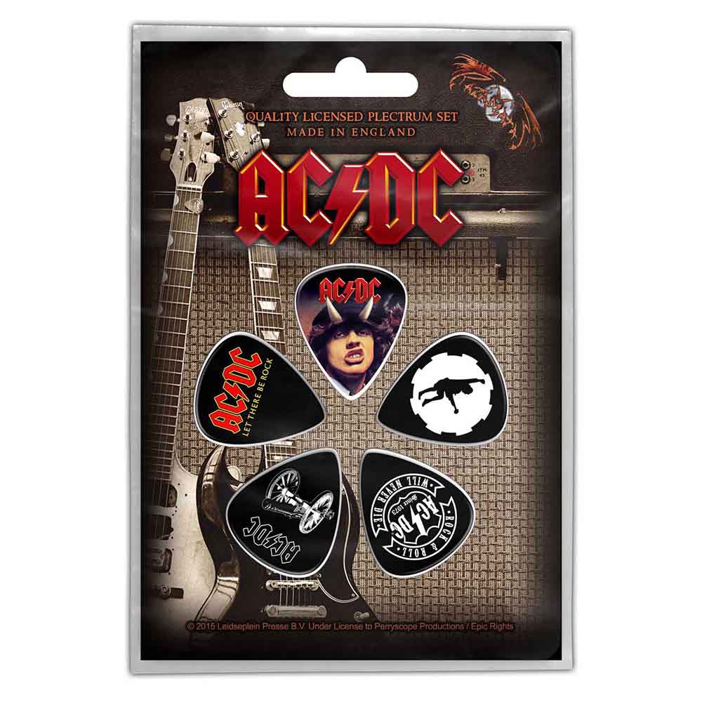 AC/DC - 5 PACK GUITAR PICKS