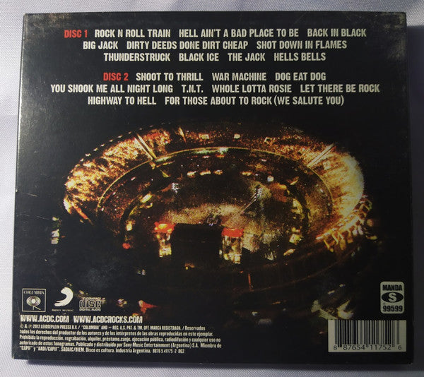 AC/DC - LIVE AT THE RIVER PLATE - 2 CD SET - UCD