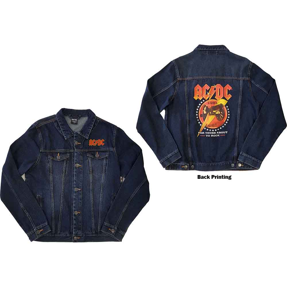 AC/DC - ABOUT TO ROCK - DENIM JACKET