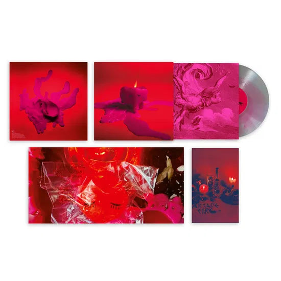ARCADE FIRE - PINK ELEPHANT - EXCLUSIVE PINK YOLK VINYL EDITION W/64 PAGE BOOKLET