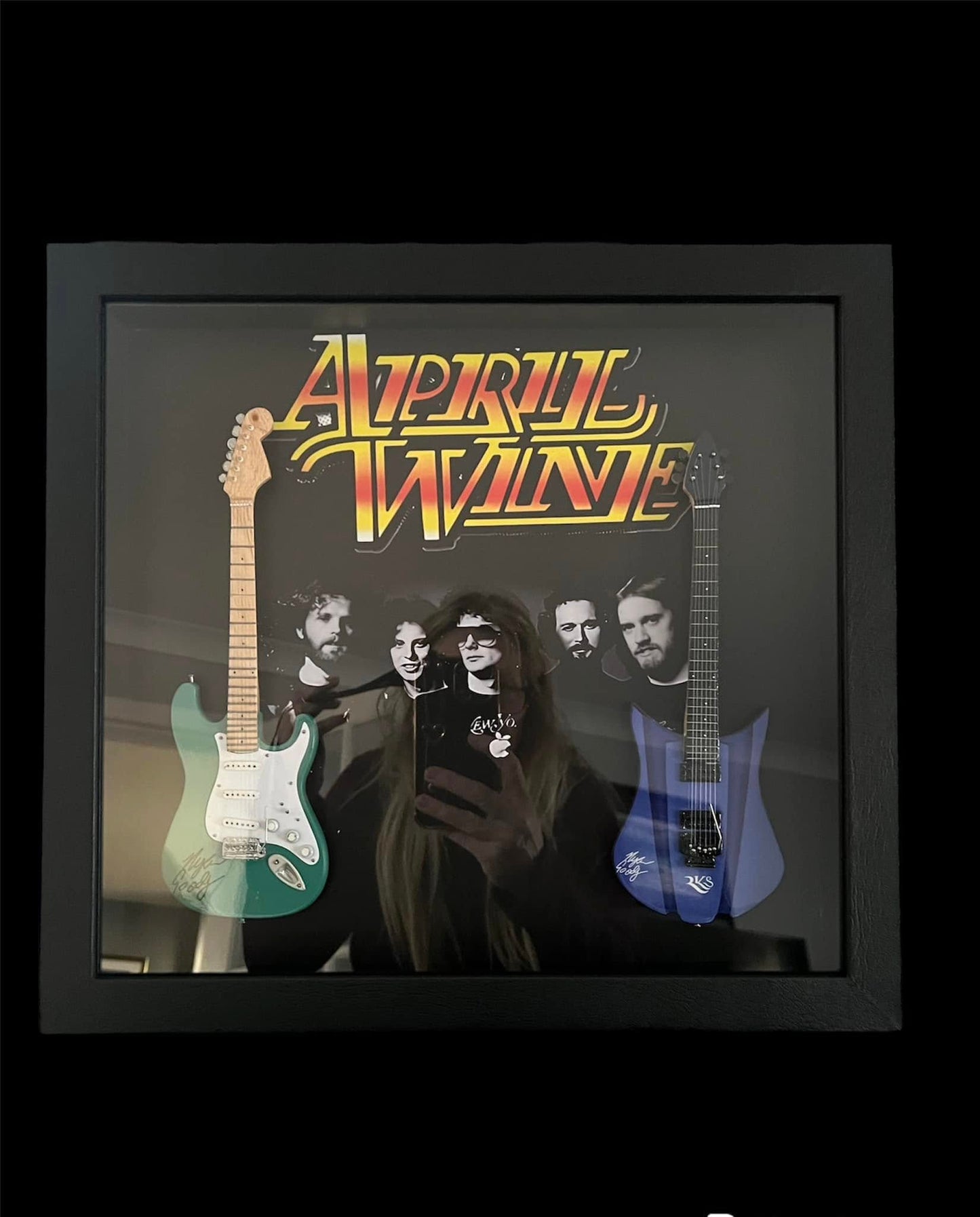 APRIL WINE - SHADOWBOX 16"LX14.5"WX1.5"D