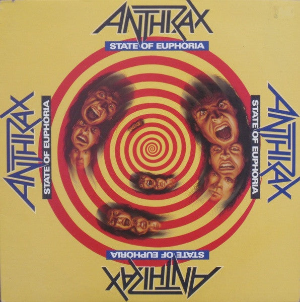 ANTHRAX - STATE OF EUPHORIA - ORIGINAL 1988 PRESSING - VERY CLEAN COPY VG++ - USED VINYL