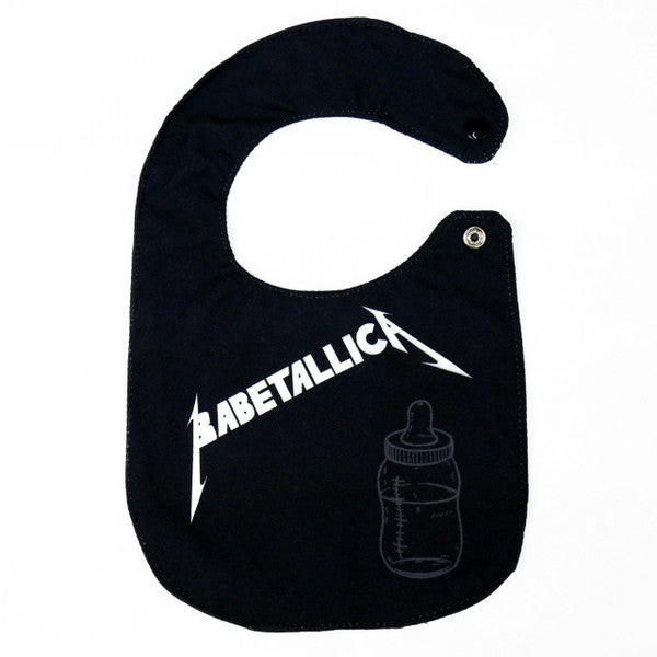 METALLICA- BABETALLICA SATIN LINED BABY BIB