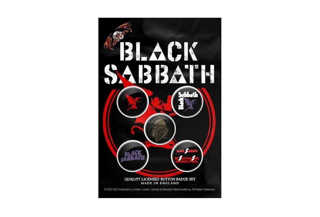 BLACK SABBATH- 5 PIN PACK