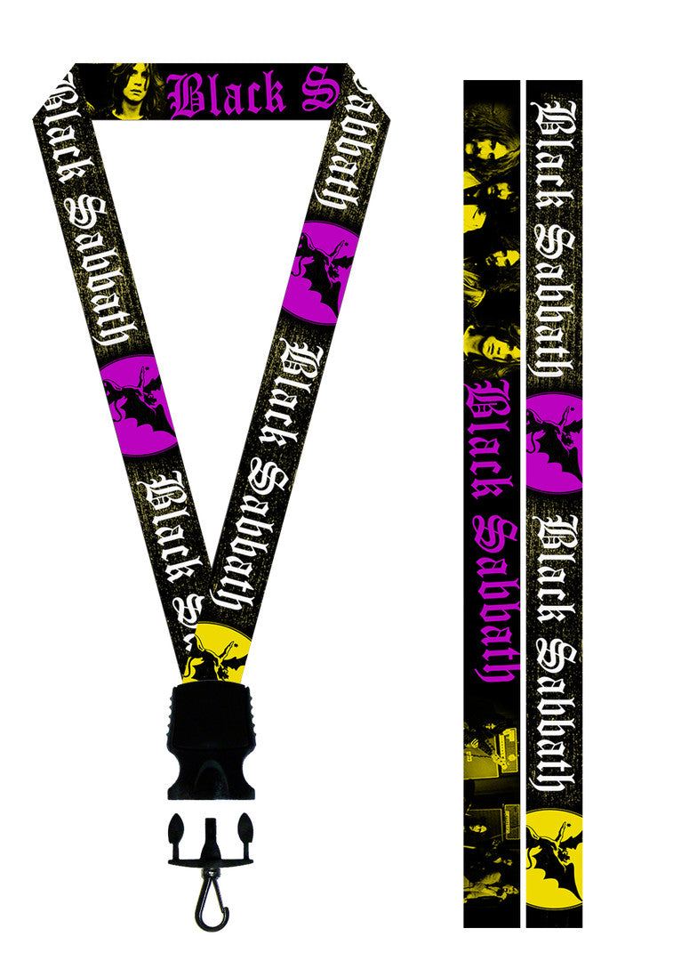 LANYARD, REVERSABLE - BLACK SABBATH - LICENSED MERCHANDISE