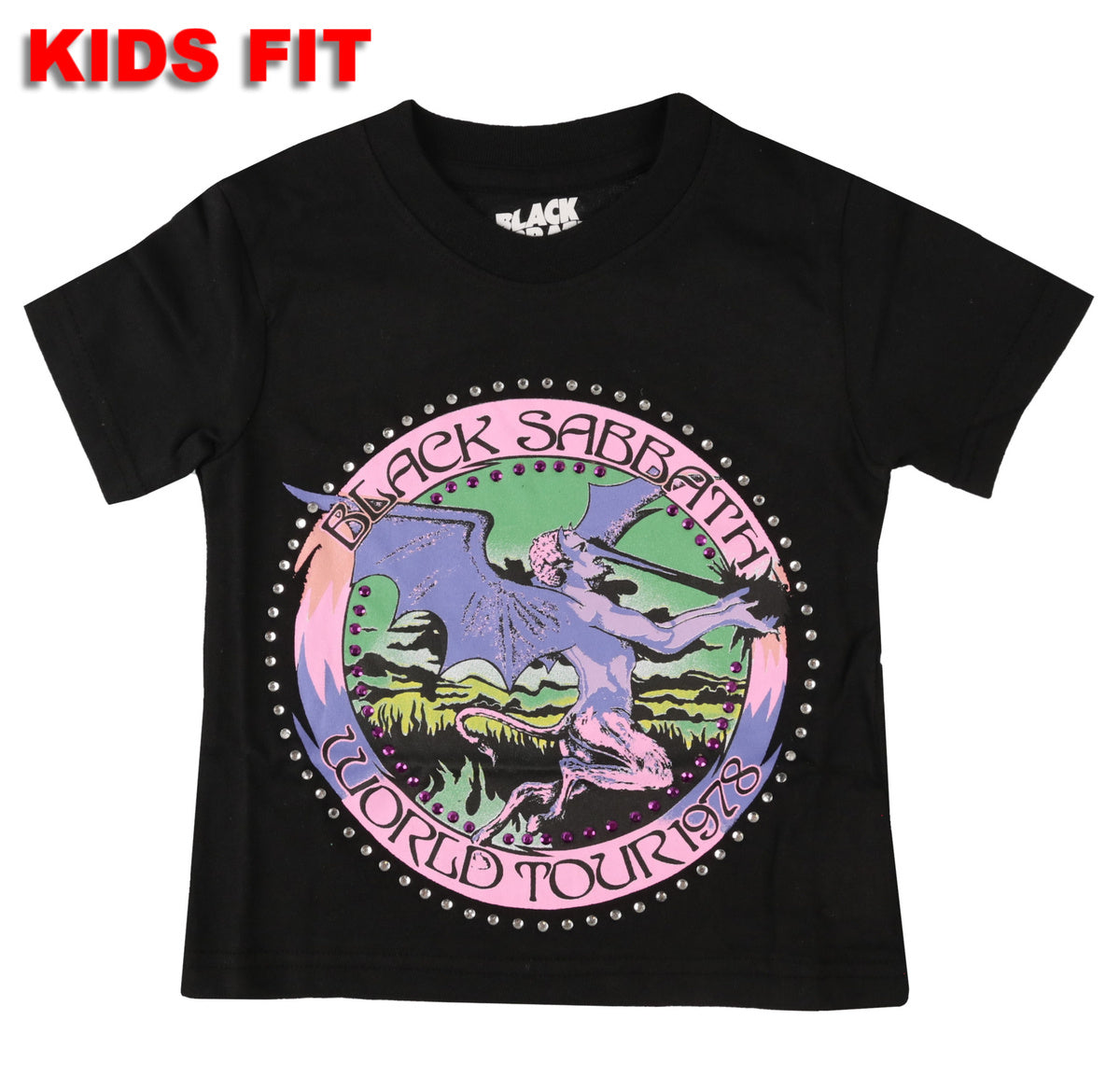 BLACK SABBATH - WORLD TOUR 1978 - KIDS TSHIRT