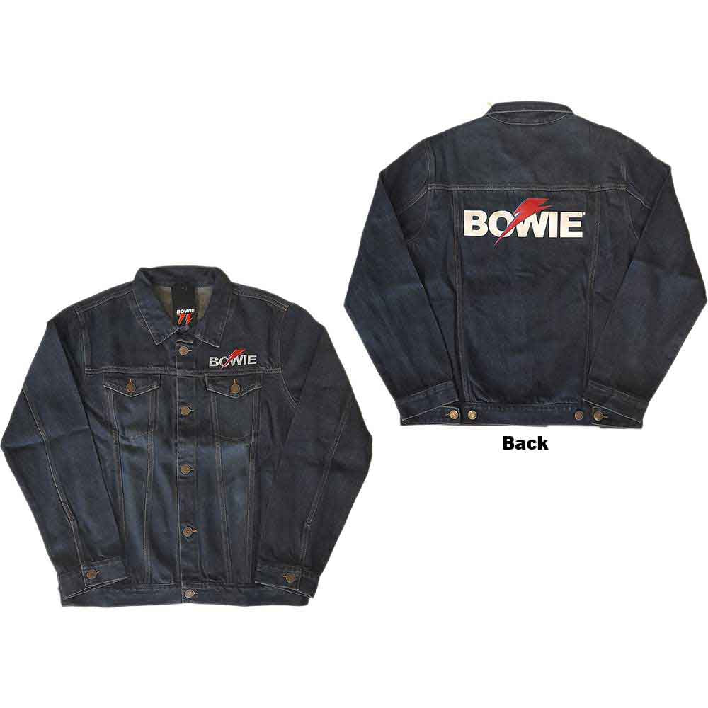 DAVID BOWIE - FLASH LOGO - DENIM JACKET
