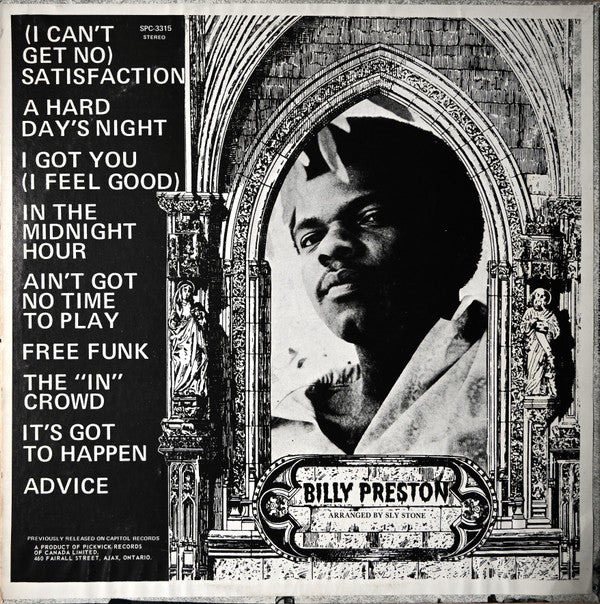BILLY PRESTON - ORGAN TRANSPLANT - ORIGINAL 1970 PRESSING - USED VINYL