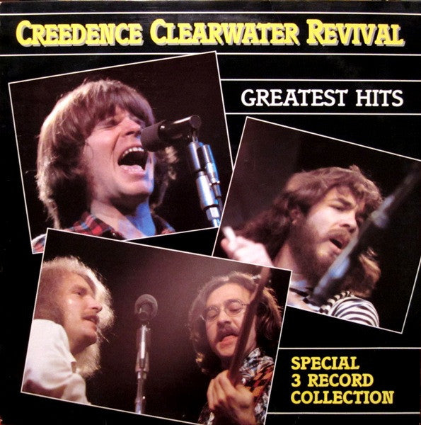 CREEDENCE CLEARWATER REVIVAL - GREATEST HITS - 3 LPS 1985 ORIGINAL PRESSING - Used Vinyl