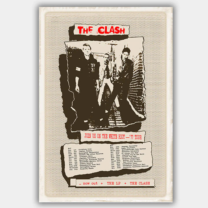 Clash (1977) - Concert Poster - 13 x 19 inches