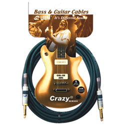 Crazy 10 Foot Instrument Cable Brand: Leem Model: CGS-10