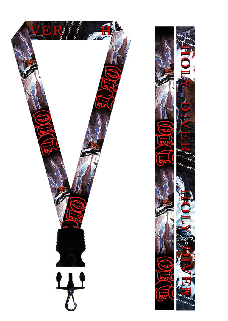 LANYARD, REVERSABLE - DIO - HOLY DIVER - LICENSED MERCHANDISE