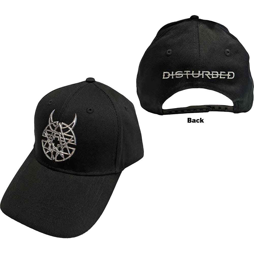 DISTURBED-ICON AND LOGO UNISEX BASEBALL CAP FULLY LICENSED MERCHANDISE