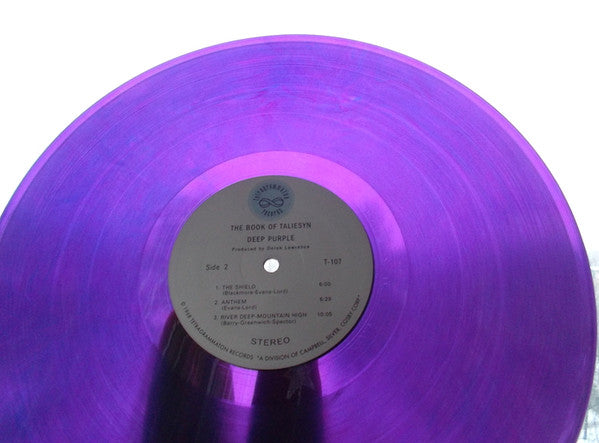 DEEP PURPLE - THE BOOK OF TALIESYN - 2006 COLLECTORS LIMITED EDITION HIGH QUALITY COLOURED VINYL (PURPLE) - USED VINYL