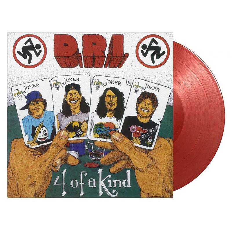 D.R.I. - 4 OF A KIND (180GR VINYL RED / BACK MARBLE)