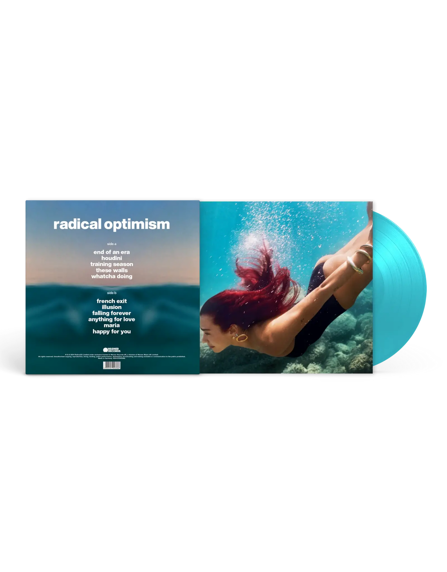 DUA LIPA - RADICAL OPTIMISM - CUARCAO BLUE VINYL