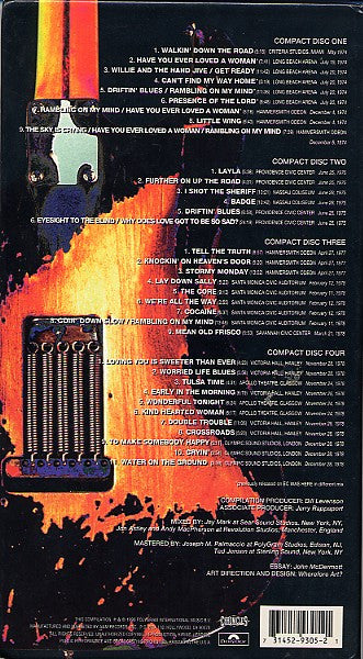 ERIC CLAPTON - CROSSROADS 2 - LIVE IN THE SEVENTIES - 4 CD BOXSET WITH 44 PGE BOOKLET(COND (NM*) - USED CD BOXSET