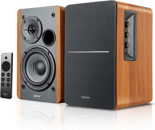 EDIFIER 1280DB ACTIVE BLUETOOTH BOOKSHELF SPEAKERS (GENTLY USED) LIKE NEW OPTICAL INPUT 2.0 WIRELESS STUDIO MONITOR SPEAKER