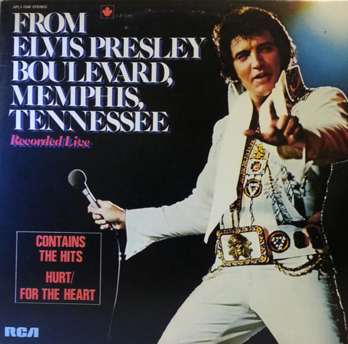 PRESLEY, ELVIS - FROM ELVIS PRESLEY BOULIVARD MEMPHIS TENNESSEE AUDIOPHILE PRESSING