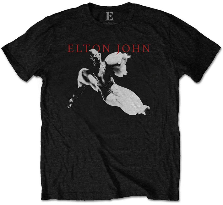 ELTON JOHN - BLACK AND WHITE - TSHIRT