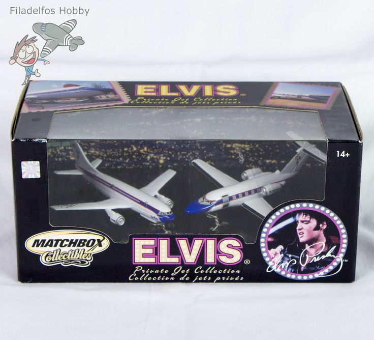 ELVIS PRESLEY - MATCHBOX COLLECTABLES - PRIVATE JET COLLECTION - ACC