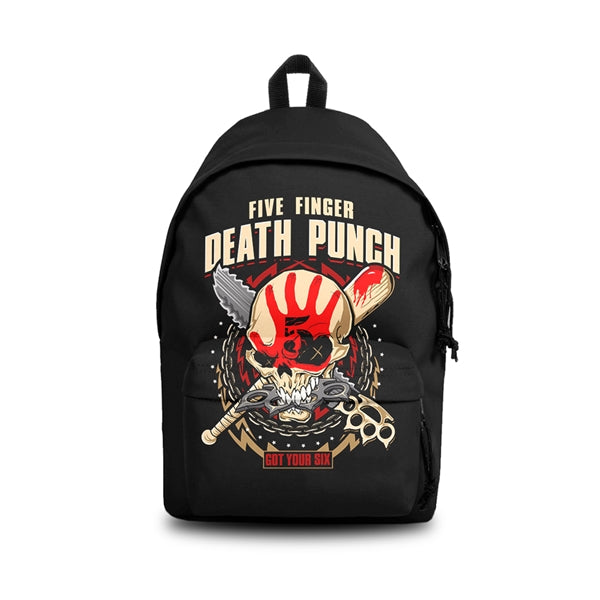 FIVE FINGER DEATH PUNCH GOT YOUR SIX BACKPACK FULLY LICENSED MERCHANDISE