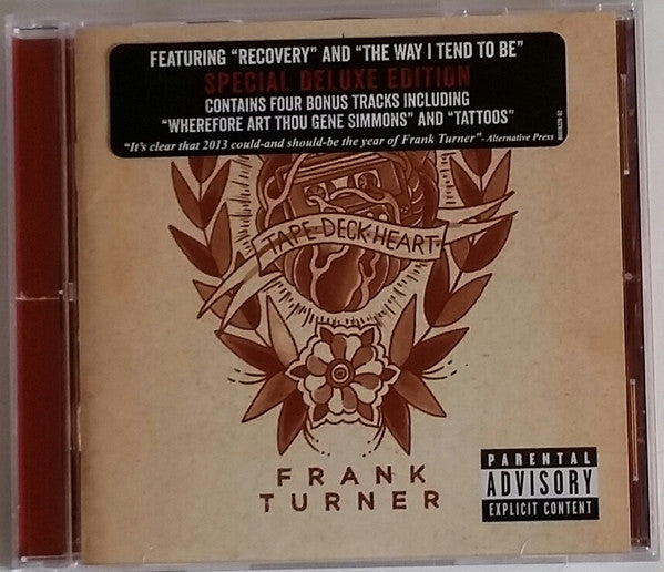 FRANK TURNER - TAPE DECK HEART - (NM*) - RARE - USED CD