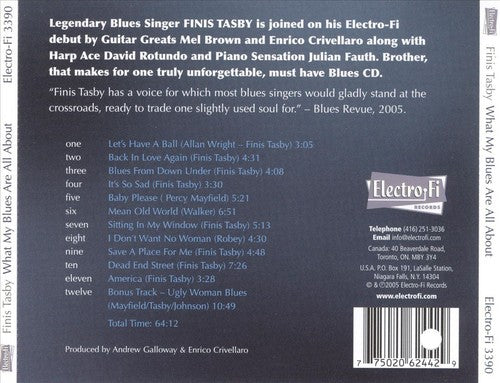 FINIS TASBY - WHAT MY BLUES ARE ALL ABOUT (2005) - USED CD