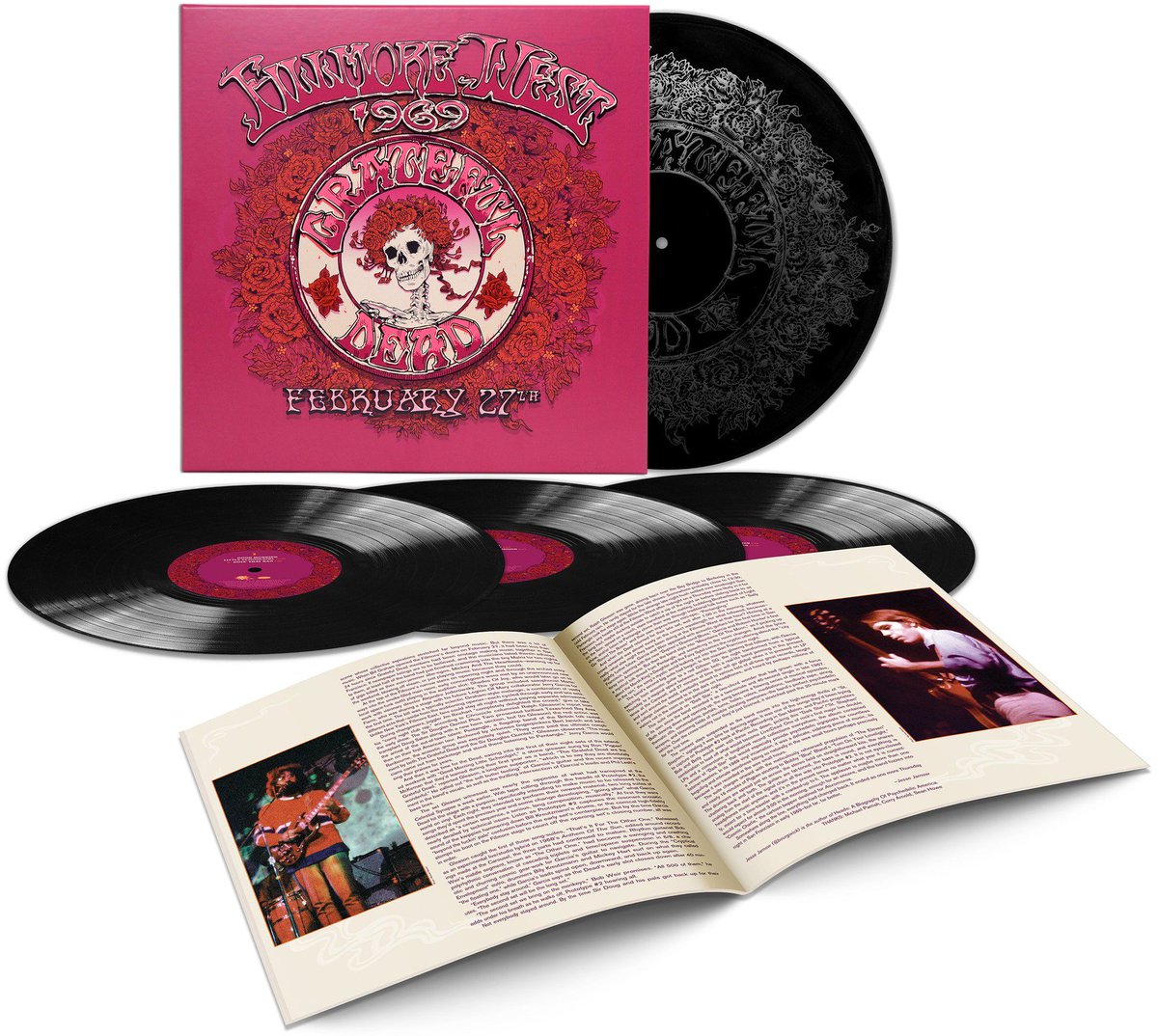 GRATEFUL DEAD - FILMORE WEST 1969 MARCH 1ST 3LP BIX LIMITED NUMBERED EDITION