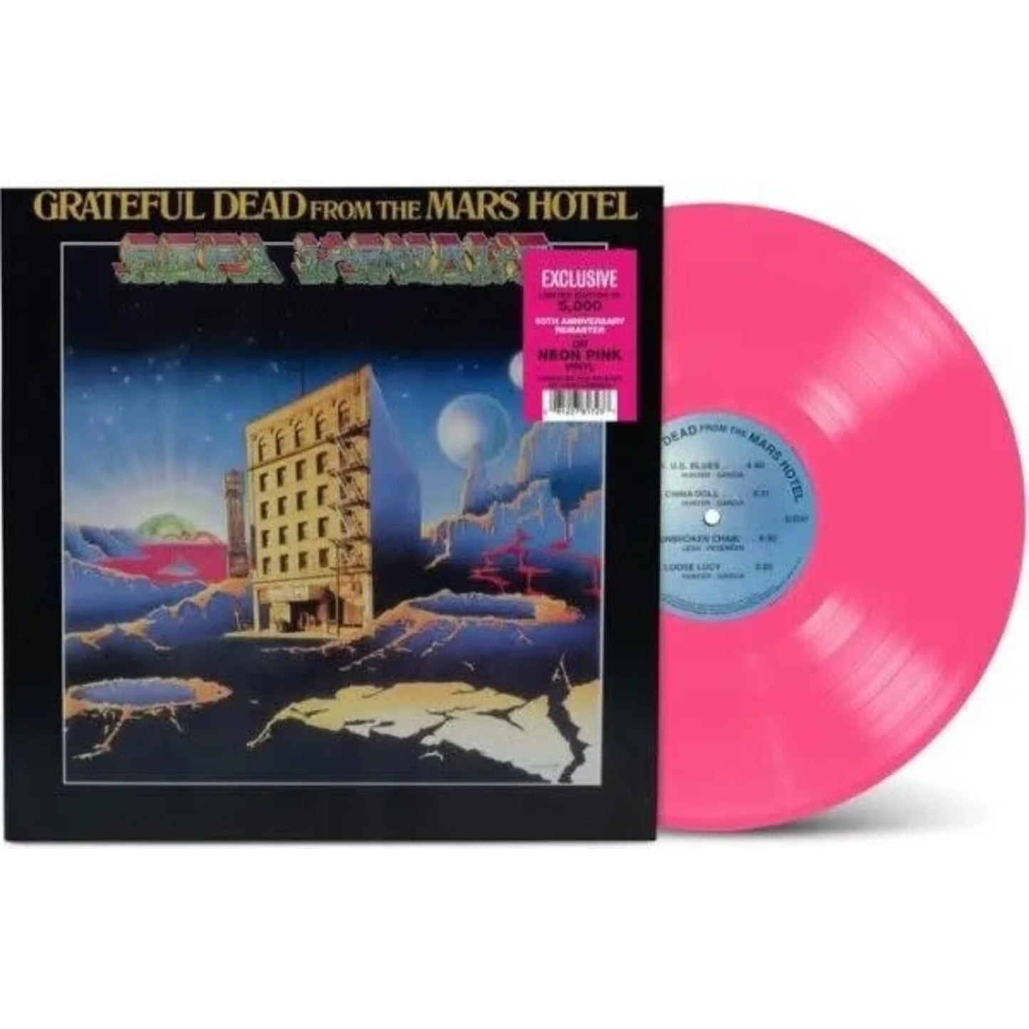 GRATEFUL DEAD - FROM THE MARS HOTEL 50TH ANNIVERSRY EDITION NEON PINK VINYL