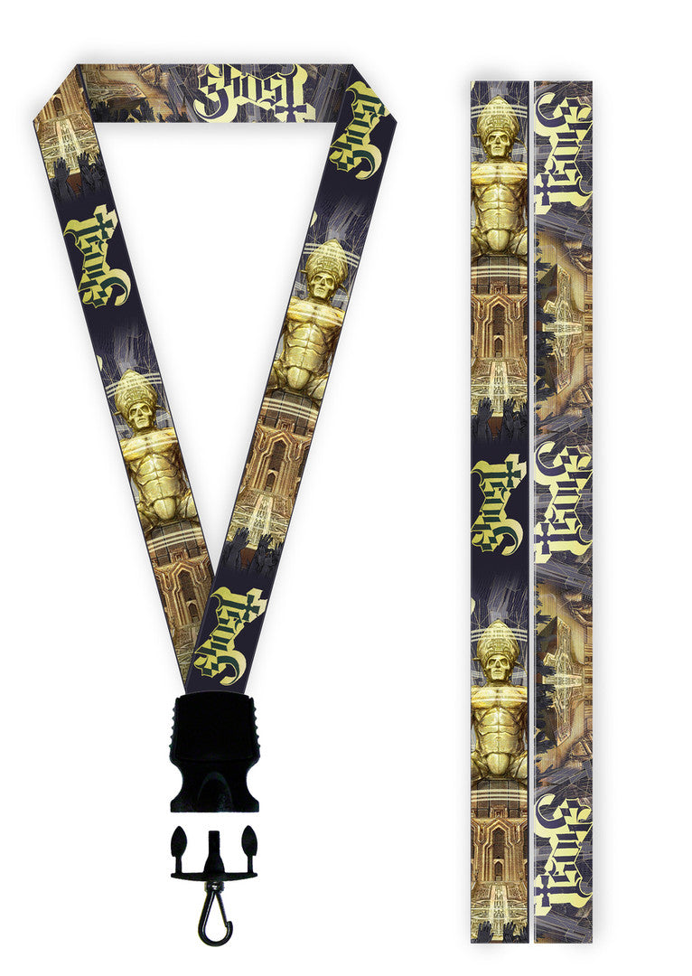 LANYARD, REVERSABLE - GHOST - LICENSED MERCHANDISE