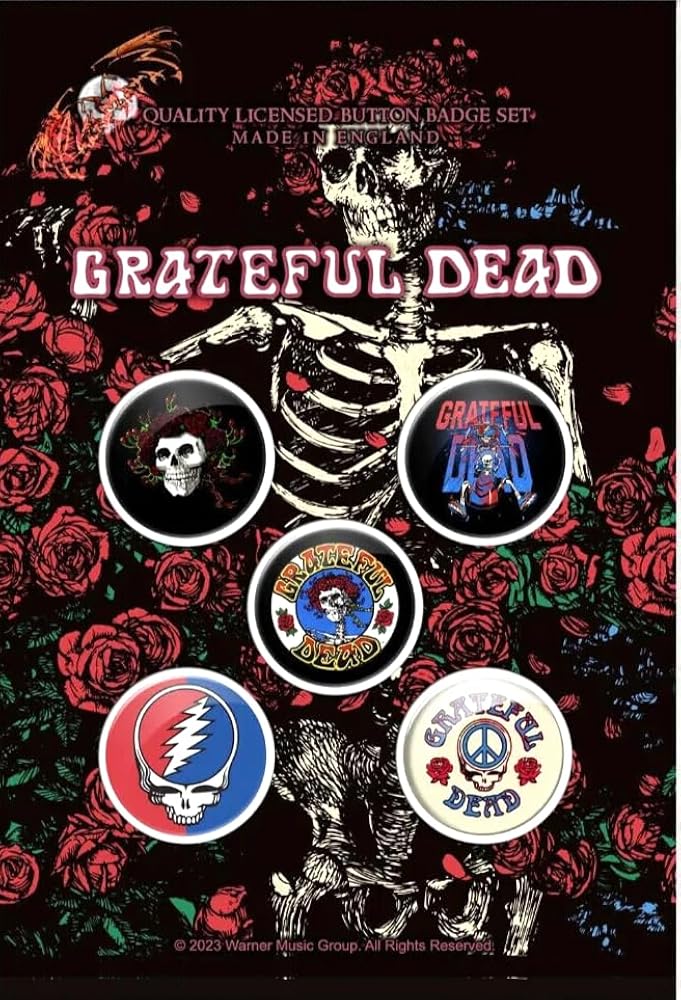 GRATEFUL DEAD- 5 PIN PACK