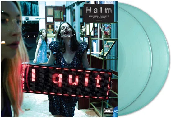 HAIM - I QUIT - INDIE RETAIL EXCLUSIVE TEAL VINYL - 2LP - NEW VINYL