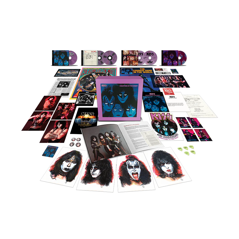 KISS - CREATURES OF THE NIGHT SUPER DELUXE 40TH ANN. 5CD / BLU-RAY