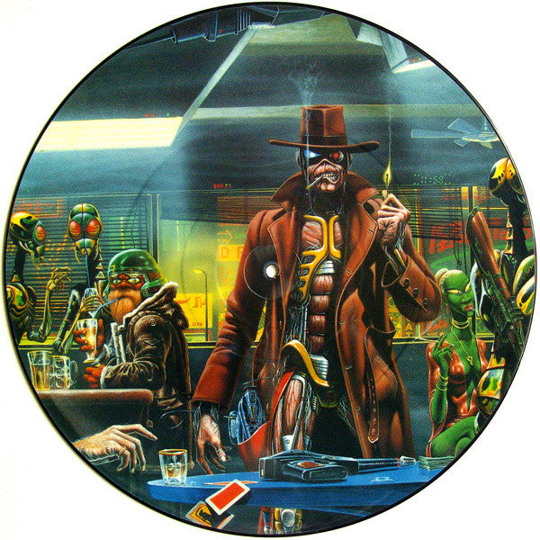 IRON MAIDEN - STRANGER IN A STRANGE LAND PICTURE DISC (IMOIRT *U.K.) 1986 ORIGINAL - UV