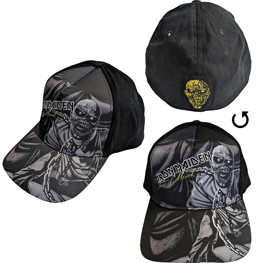 IRON MAIDEN-PIECE OF MIND UNISEX BASEBALL CAP FULLY LICENSED MERCHANDISE