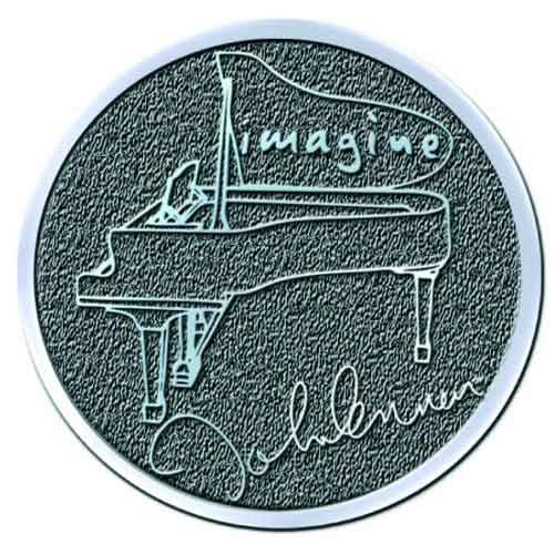 JOHN LENNON - IMAGINE - HI-CHROME PIN