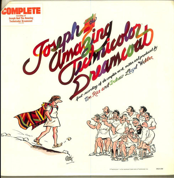 JOSEPH AND THE AMAZING TECHNICOLOR DREAMCOAT - SOUNDTRCK ORIGINAL 1974 PRESSING - UV