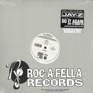 JAY Z - DO IT AGAIN (PUT YA HANDS UP) FEAT BEANIE SIGEL AND AMIL 1999 HIP HOP - USED VINYL