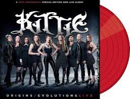 KITTIE - ORIGINS/EVOLUTIONS LIVE 20TH ANNIVERSARY SPECIAL EDITION RED/BLACK SWIRL VINYL - 2018 - *(M) - USED VINYL
