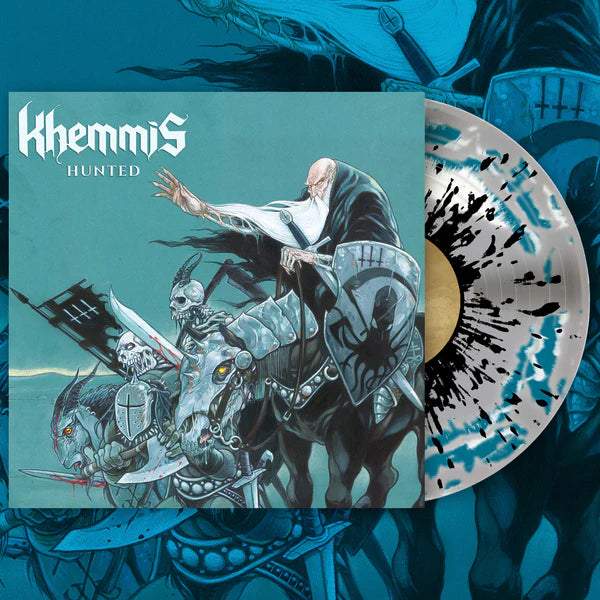 KHEMMIS - HUNTED - 180 GR HEAVYWEIGHT VINYL - SILVER.WHITE SLPATTER - USED NM*