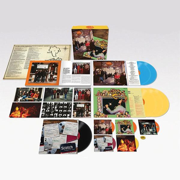 KINKS, THE - MUSWELL HILLBILLIES 6LP, 4CD, BL RAY DVD, BOOK MUSWELL MAP, PRINTED MEMORABILLIA, BADGE